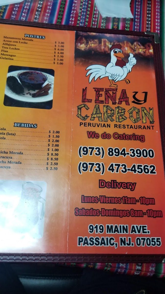 Leña y Carbón Main Ave Passaic Menu - Image 2